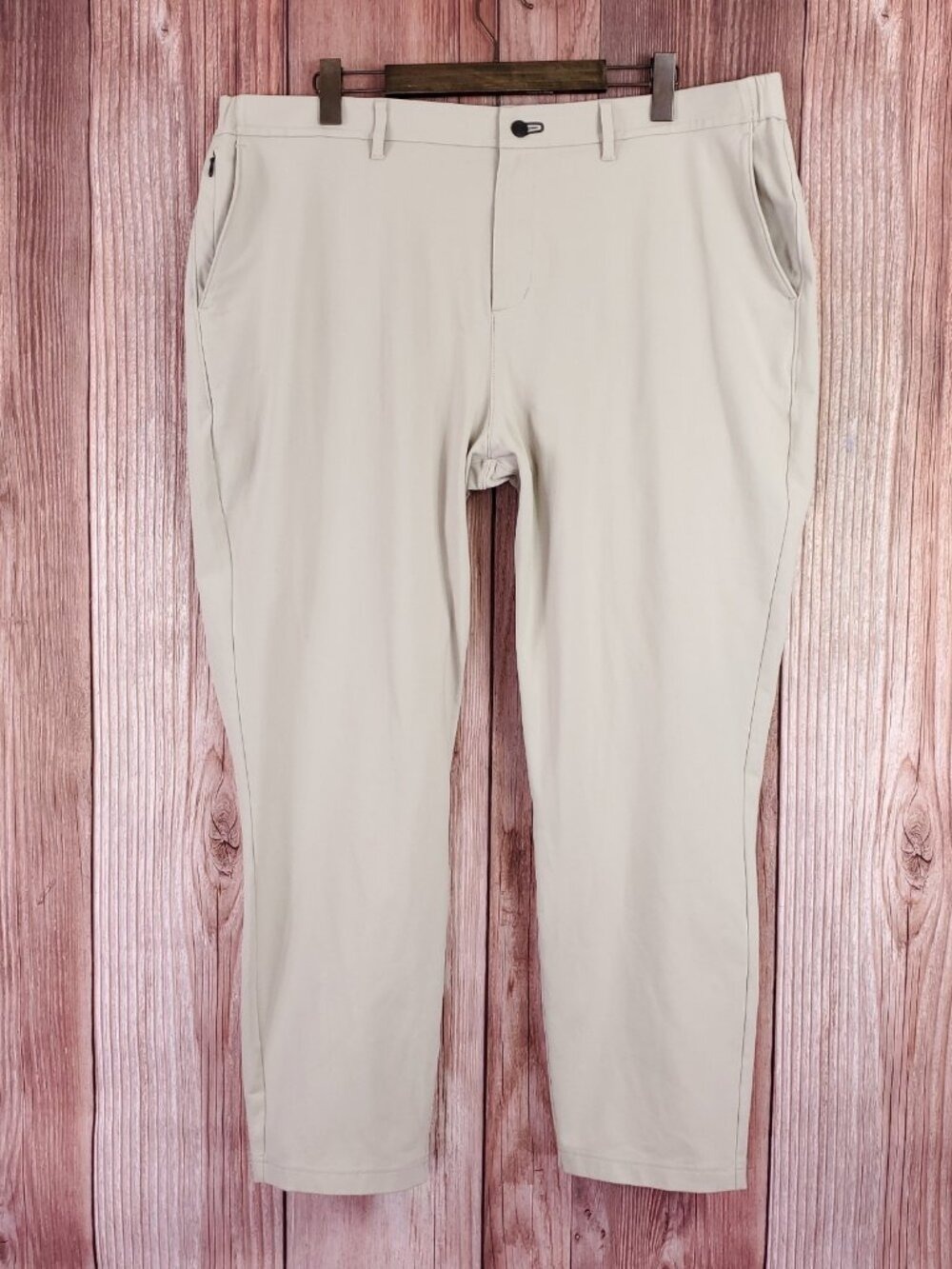 *READ* Public Rec All Day Every Day Pants Mens 42x28.5(30) Beige Chino Stretch